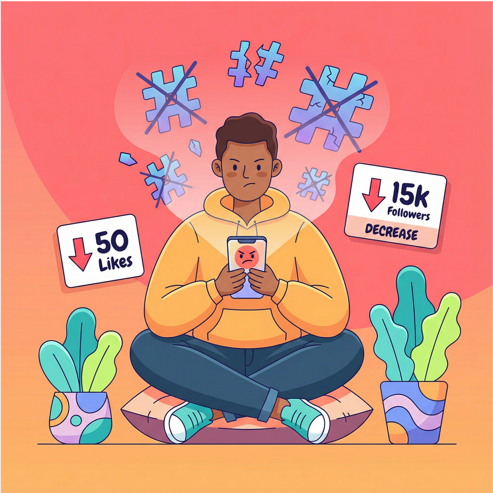 I Used 30 Hashtags on Every Post. Here's Why It Killed My Instagram Reach in 2026.